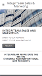 Mobile Screenshot of integriteamsales.com